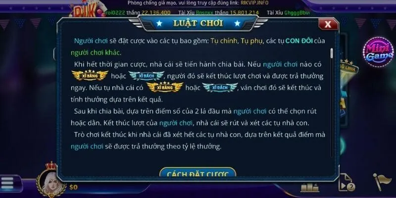 Hướng dẫn chơi rất dễ hiểu