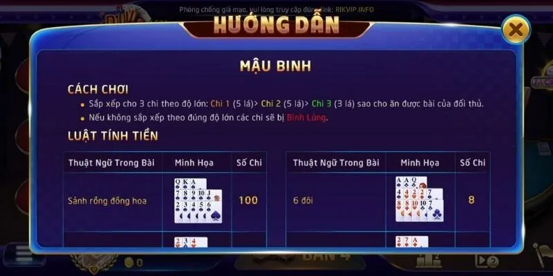 Tham gia Mậu Binh cùng bạn bè thú vị